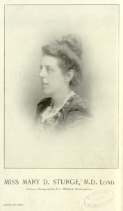 Miss Mary D. Sturge, M.D. Lond.